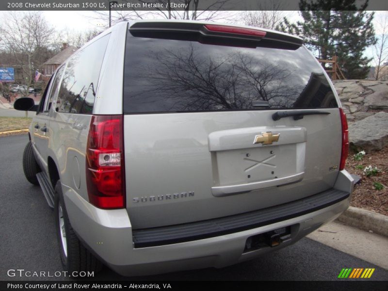 Silver Birch Metallic / Ebony 2008 Chevrolet Suburban 1500 LS