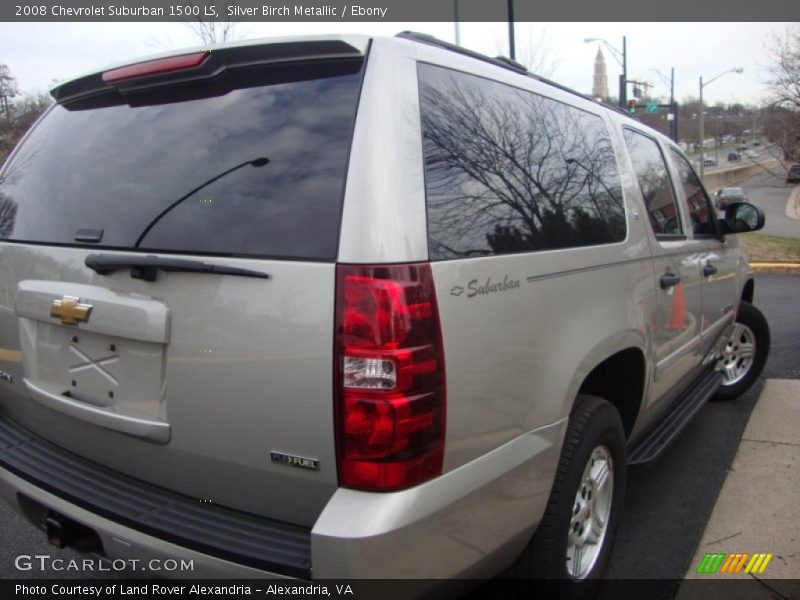 Silver Birch Metallic / Ebony 2008 Chevrolet Suburban 1500 LS