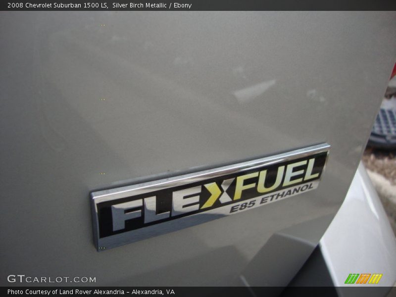 Silver Birch Metallic / Ebony 2008 Chevrolet Suburban 1500 LS