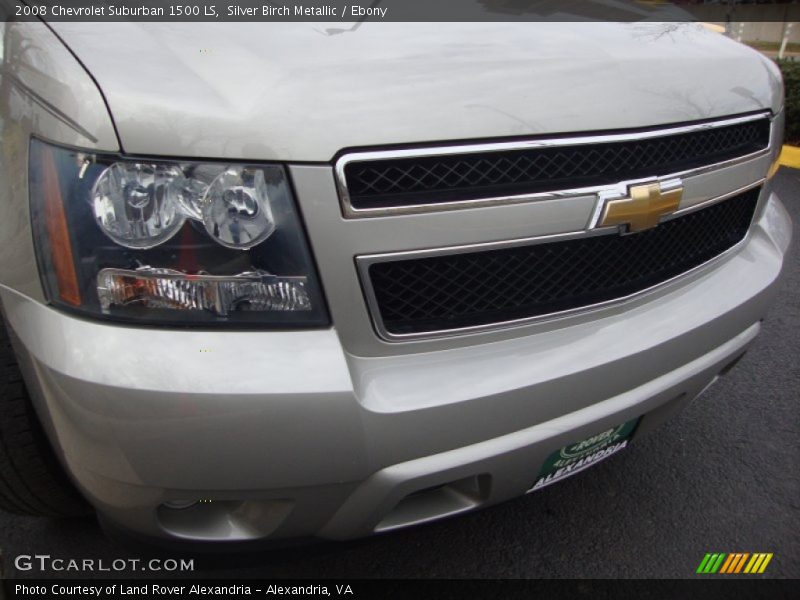 Silver Birch Metallic / Ebony 2008 Chevrolet Suburban 1500 LS