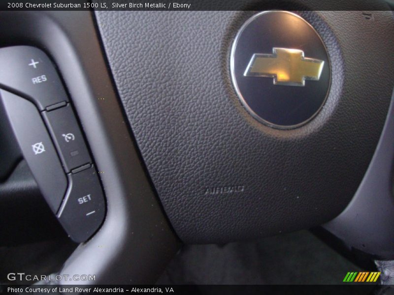 Silver Birch Metallic / Ebony 2008 Chevrolet Suburban 1500 LS