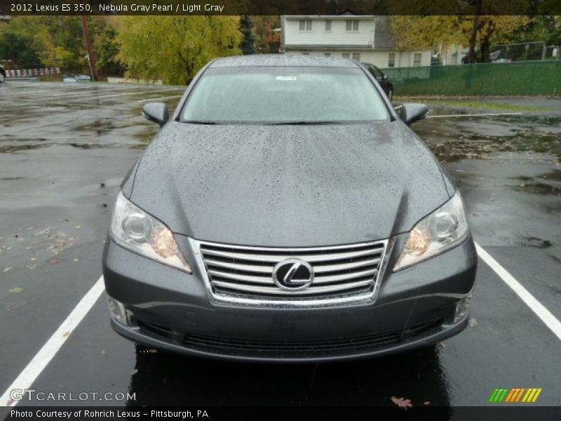 Nebula Gray Pearl / Light Gray 2012 Lexus ES 350