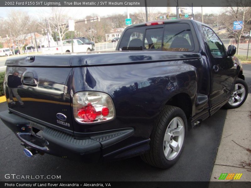 True Blue Metallic / SVT Medium Graphite 2002 Ford F150 SVT Lightning