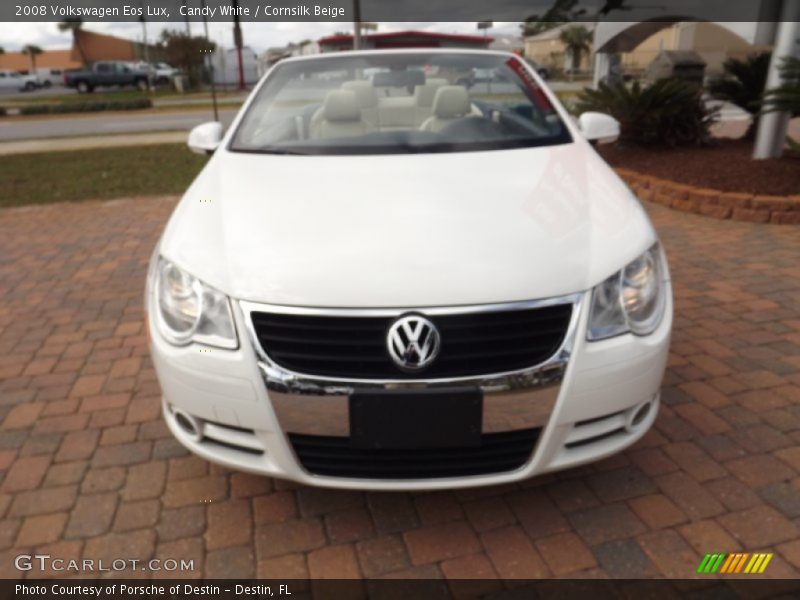 Candy White / Cornsilk Beige 2008 Volkswagen Eos Lux