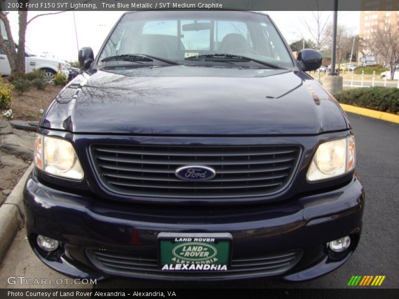 True Blue Metallic / SVT Medium Graphite 2002 Ford F150 SVT Lightning