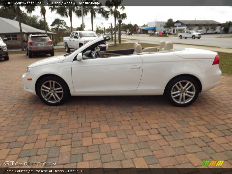 Candy White / Cornsilk Beige 2008 Volkswagen Eos Lux