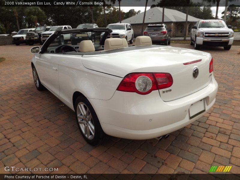 Candy White / Cornsilk Beige 2008 Volkswagen Eos Lux