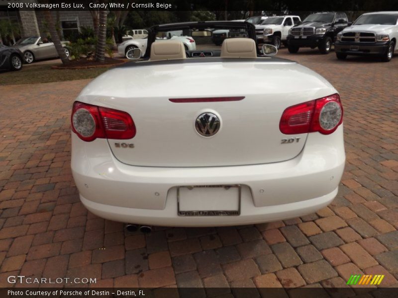 Candy White / Cornsilk Beige 2008 Volkswagen Eos Lux