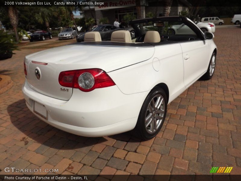 Candy White / Cornsilk Beige 2008 Volkswagen Eos Lux