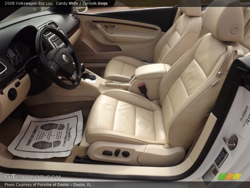 Candy White / Cornsilk Beige 2008 Volkswagen Eos Lux