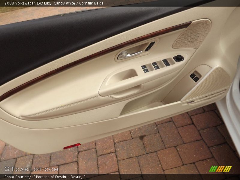 Candy White / Cornsilk Beige 2008 Volkswagen Eos Lux