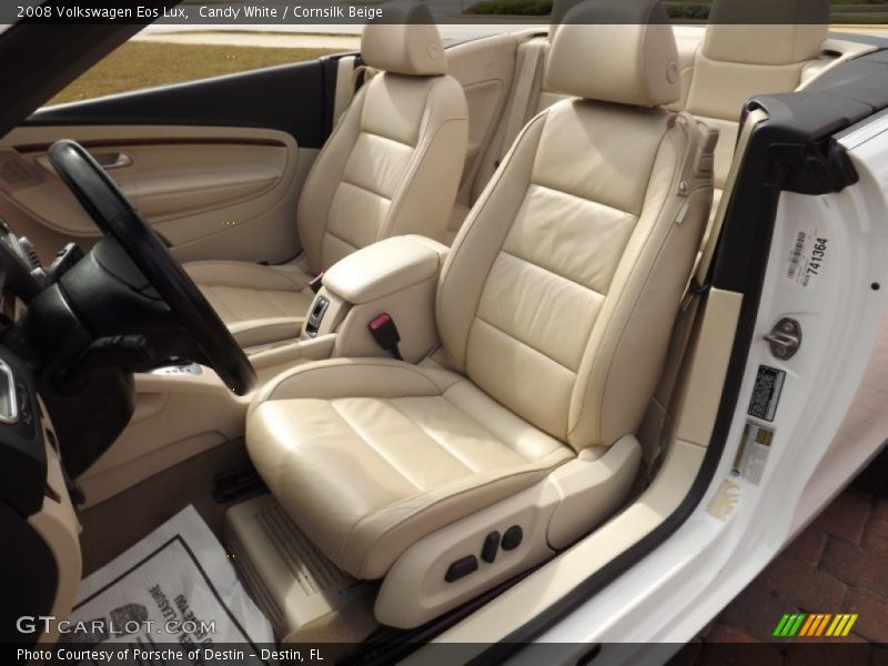 Candy White / Cornsilk Beige 2008 Volkswagen Eos Lux