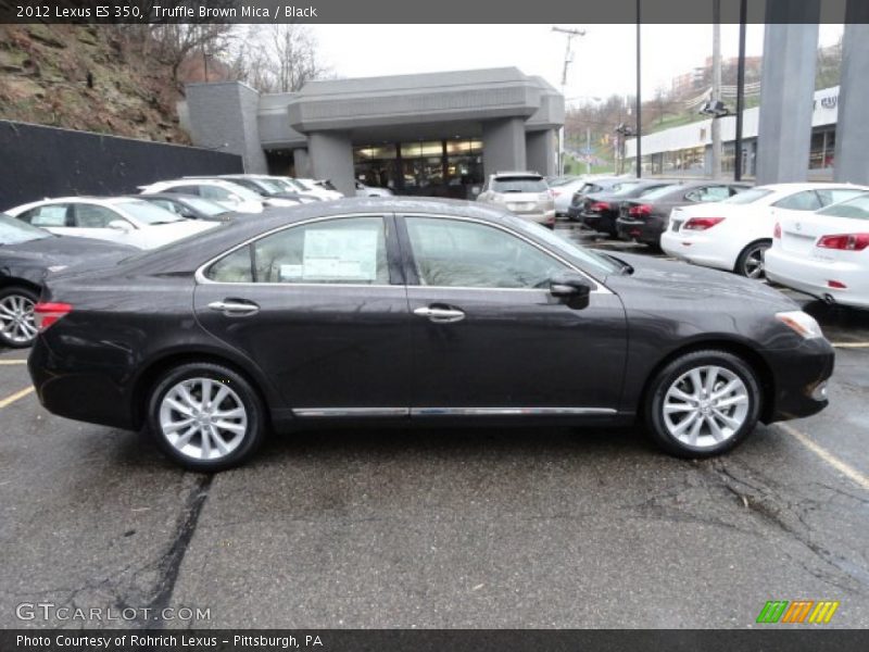 Truffle Brown Mica / Black 2012 Lexus ES 350