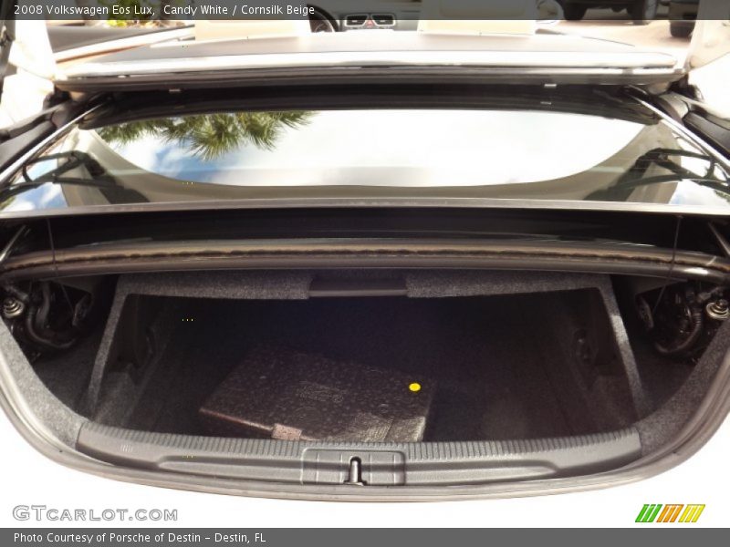 Candy White / Cornsilk Beige 2008 Volkswagen Eos Lux