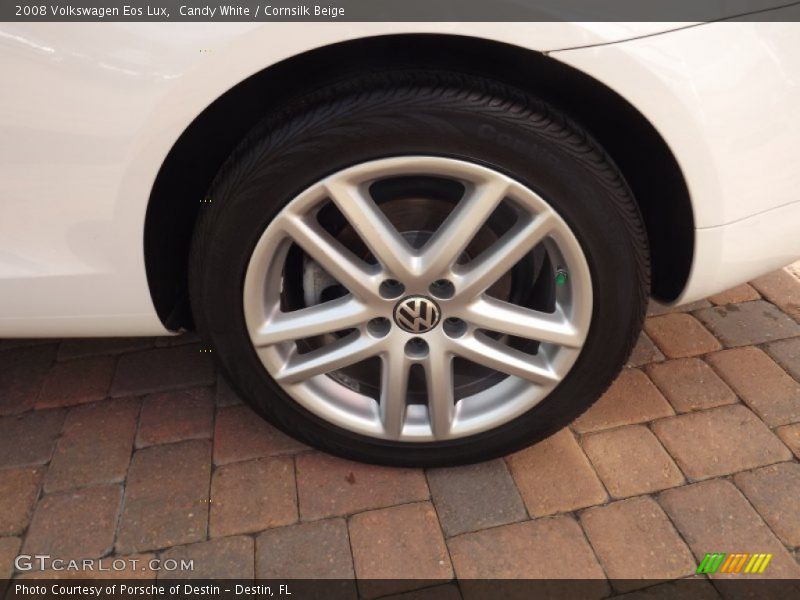 Candy White / Cornsilk Beige 2008 Volkswagen Eos Lux