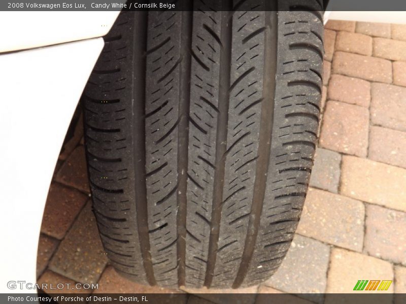 Candy White / Cornsilk Beige 2008 Volkswagen Eos Lux