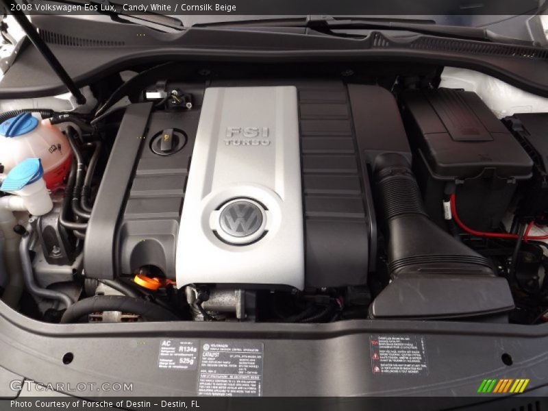 Candy White / Cornsilk Beige 2008 Volkswagen Eos Lux