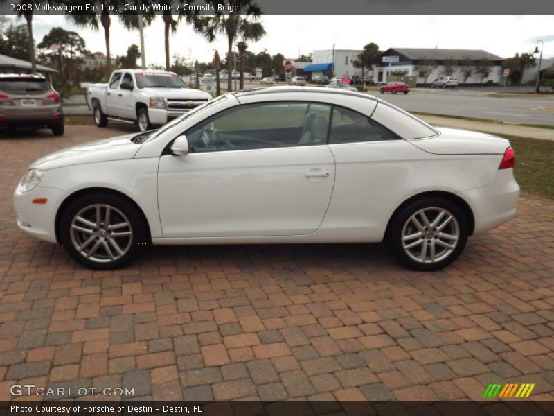 Candy White / Cornsilk Beige 2008 Volkswagen Eos Lux