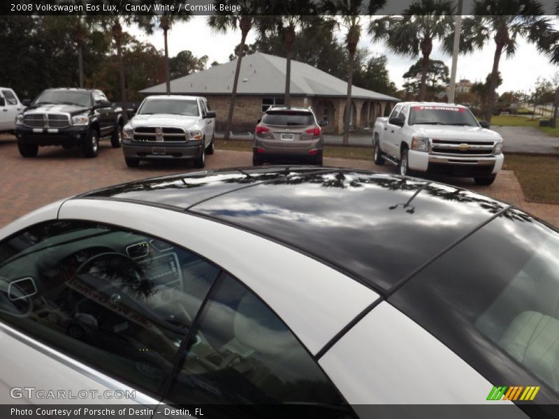 Candy White / Cornsilk Beige 2008 Volkswagen Eos Lux