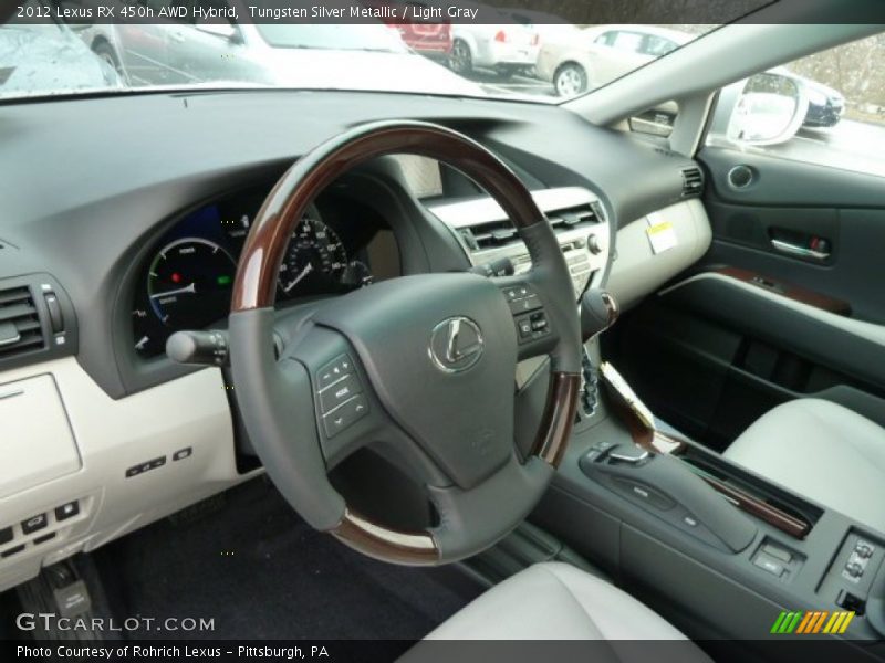  2012 RX 450h AWD Hybrid Light Gray Interior
