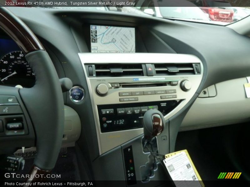 Controls of 2012 RX 450h AWD Hybrid