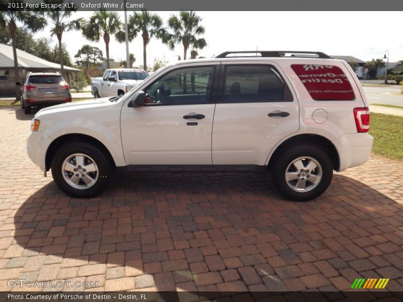 Oxford White / Camel 2011 Ford Escape XLT