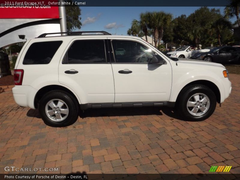 Oxford White / Camel 2011 Ford Escape XLT