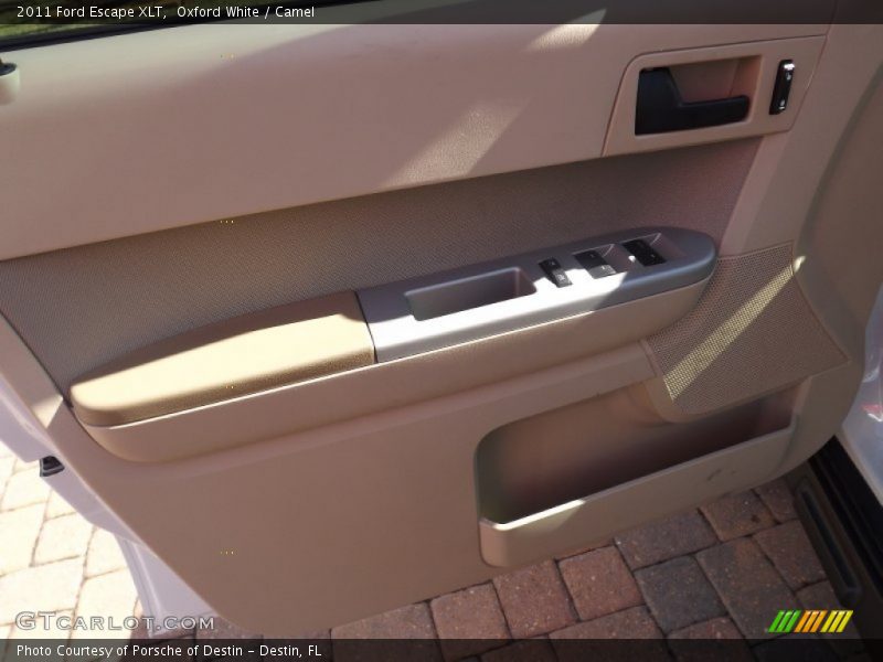 Oxford White / Camel 2011 Ford Escape XLT