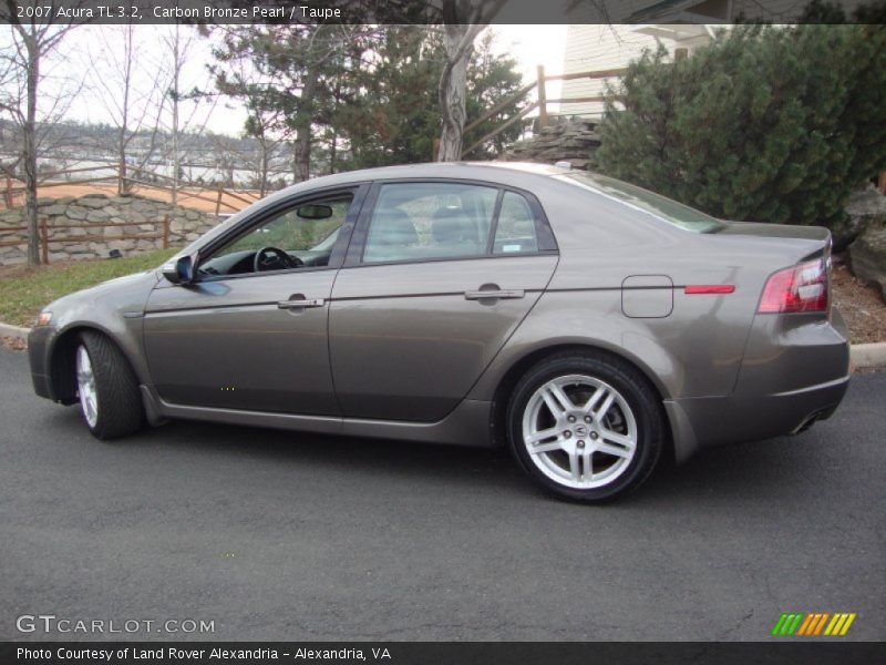 Carbon Bronze Pearl / Taupe 2007 Acura TL 3.2
