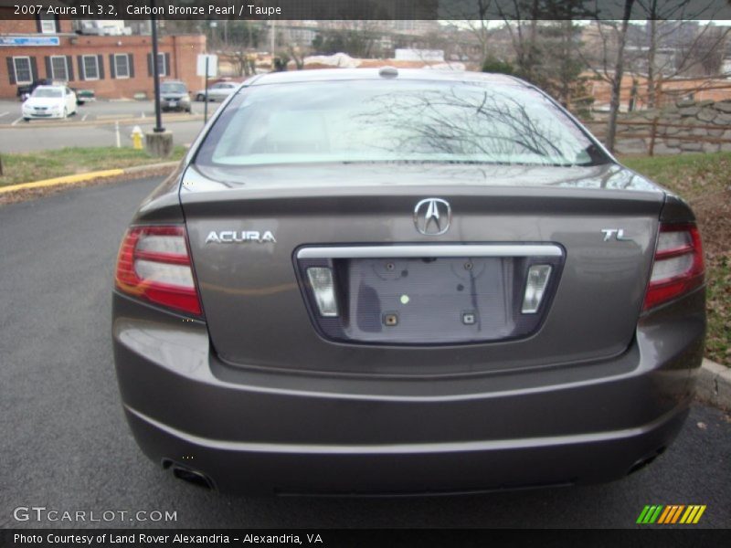 Carbon Bronze Pearl / Taupe 2007 Acura TL 3.2