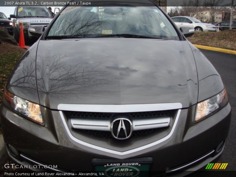 Carbon Bronze Pearl / Taupe 2007 Acura TL 3.2