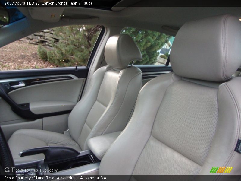 Carbon Bronze Pearl / Taupe 2007 Acura TL 3.2