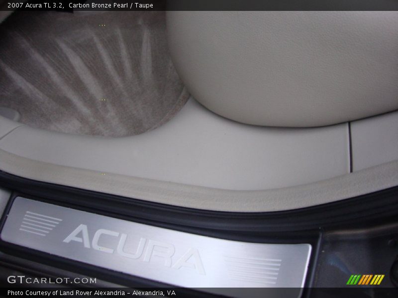 Carbon Bronze Pearl / Taupe 2007 Acura TL 3.2