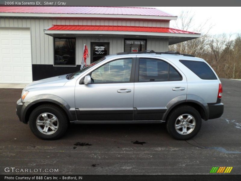 Silver / Gray 2006 Kia Sorento EX
