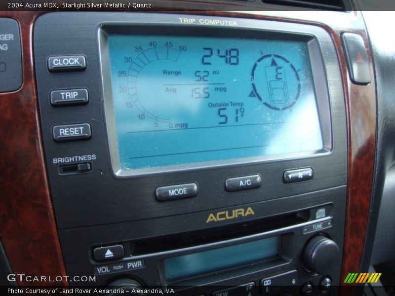 Starlight Silver Metallic / Quartz 2004 Acura MDX