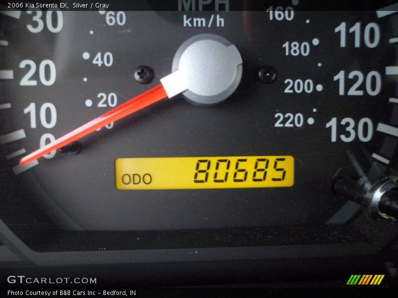 Silver / Gray 2006 Kia Sorento EX