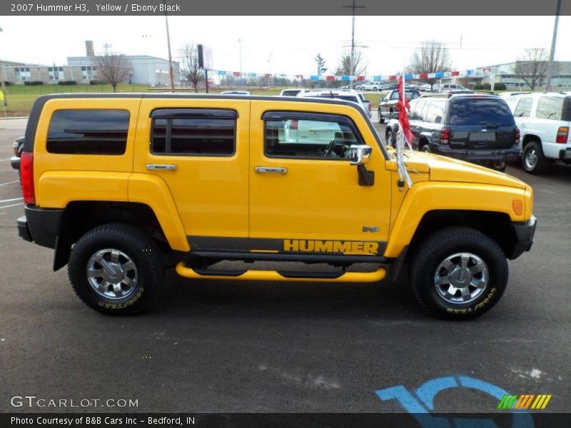 Yellow / Ebony Black 2007 Hummer H3