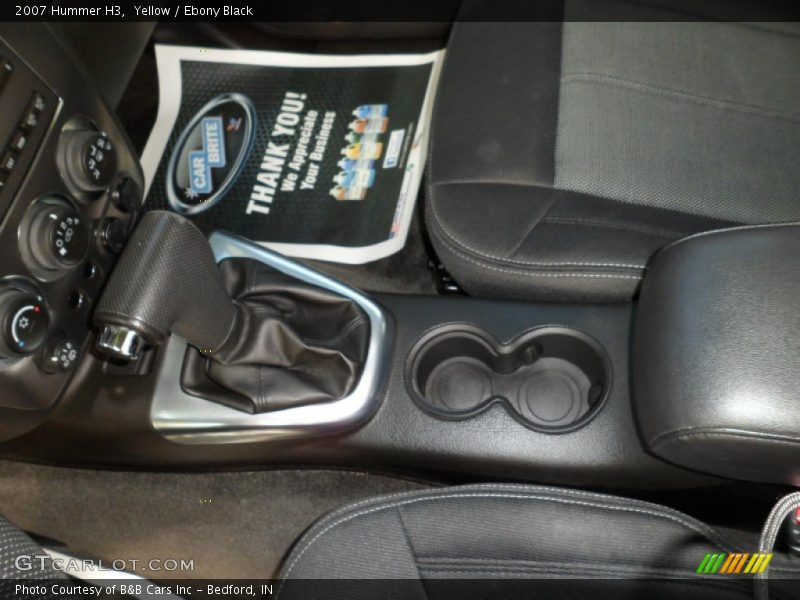 Yellow / Ebony Black 2007 Hummer H3