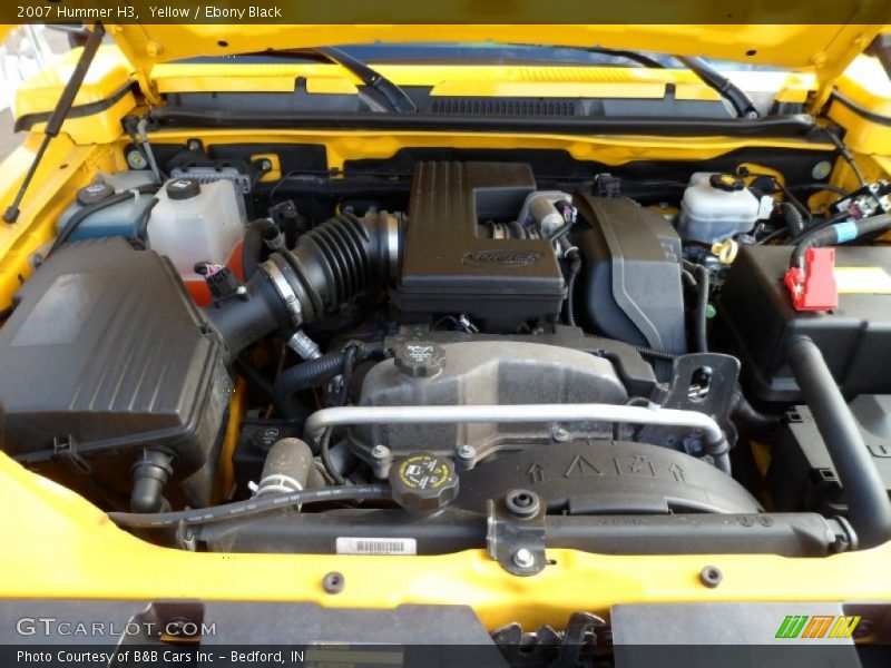 Yellow / Ebony Black 2007 Hummer H3