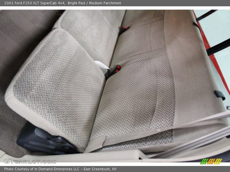 Bright Red / Medium Parchment 2001 Ford F150 XLT SuperCab 4x4