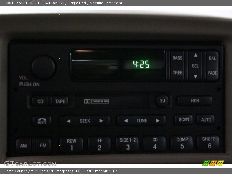 Bright Red / Medium Parchment 2001 Ford F150 XLT SuperCab 4x4