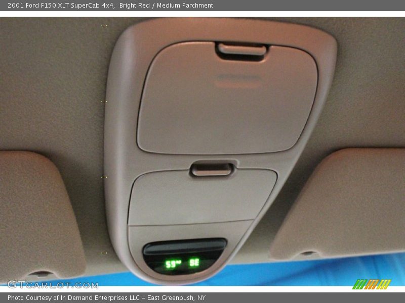 Bright Red / Medium Parchment 2001 Ford F150 XLT SuperCab 4x4