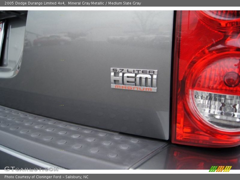 Mineral Gray Metallic / Medium Slate Gray 2005 Dodge Durango Limited 4x4