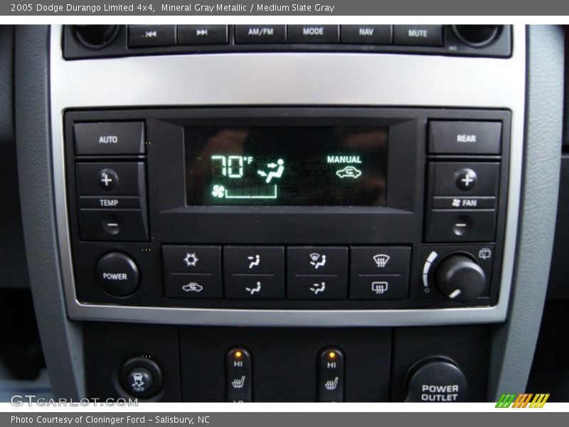 Controls of 2005 Durango Limited 4x4