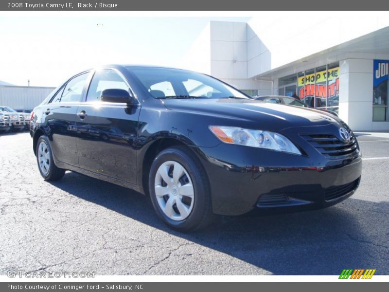 Black / Bisque 2008 Toyota Camry LE