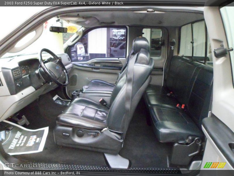 Oxford White / Black 2003 Ford F250 Super Duty FX4 SuperCab 4x4