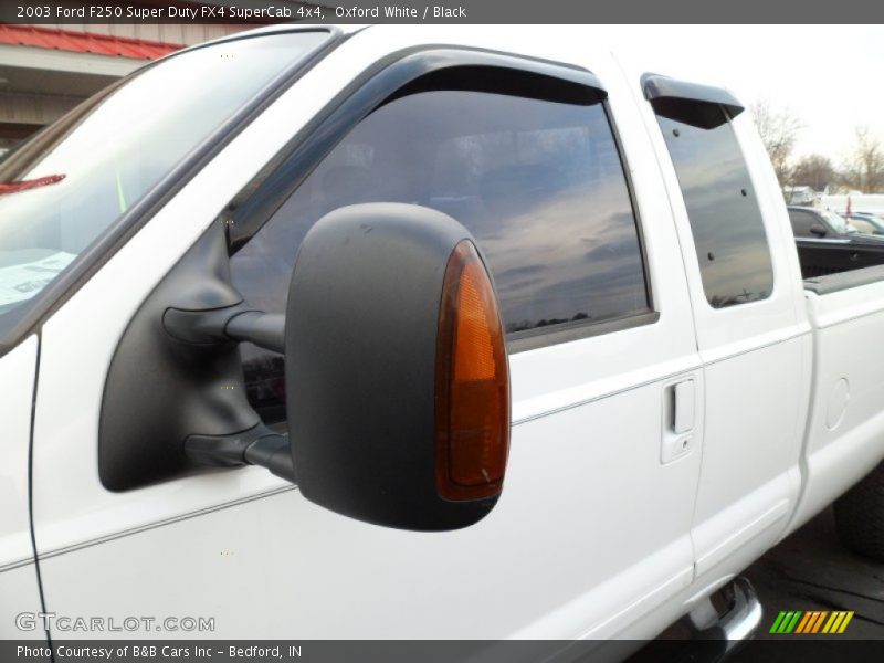 Oxford White / Black 2003 Ford F250 Super Duty FX4 SuperCab 4x4
