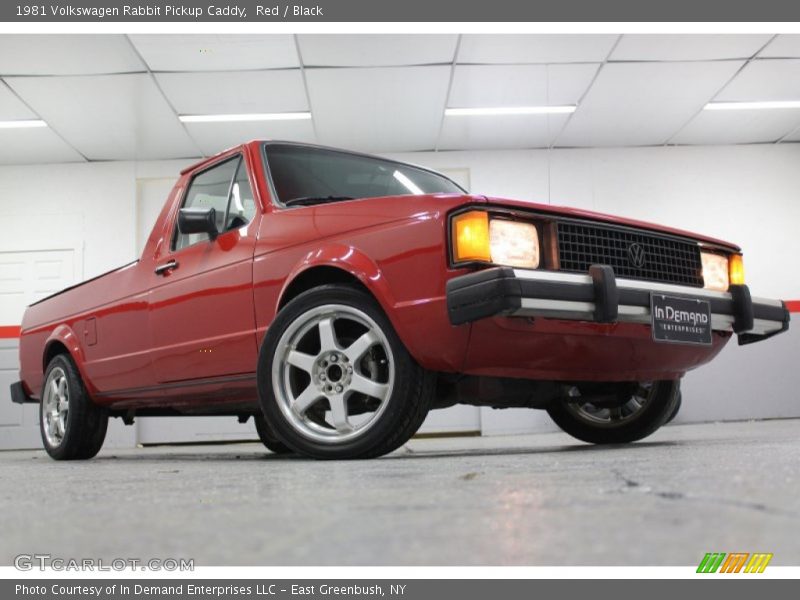 Red / Black 1981 Volkswagen Rabbit Pickup Caddy