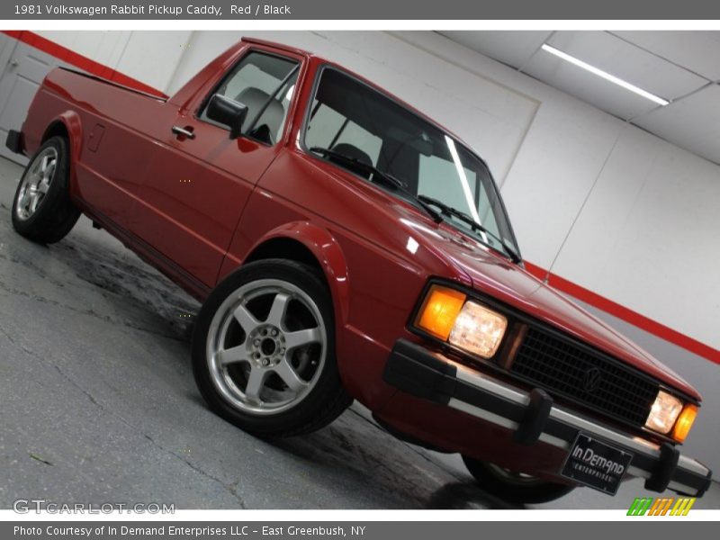 Red / Black 1981 Volkswagen Rabbit Pickup Caddy