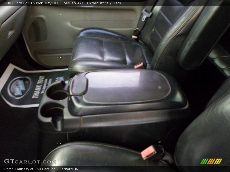 Oxford White / Black 2003 Ford F250 Super Duty FX4 SuperCab 4x4